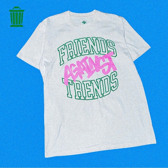 Friends Against Trends ™️ Collegiate Neon T-Shirt - Picture 6 of 6